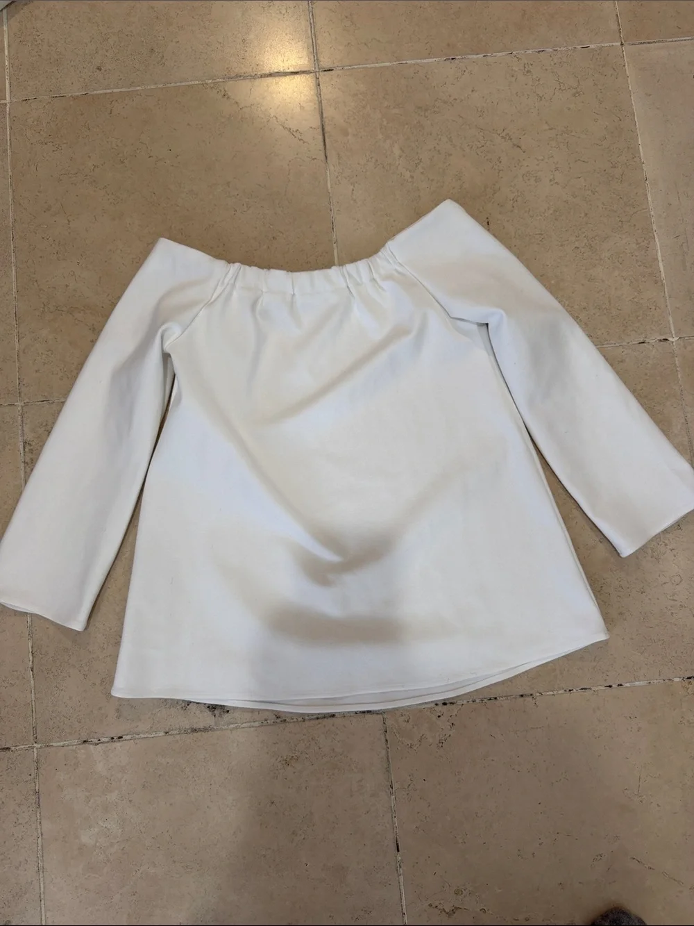 Tuckernuck White Off-Shoulder Blouse